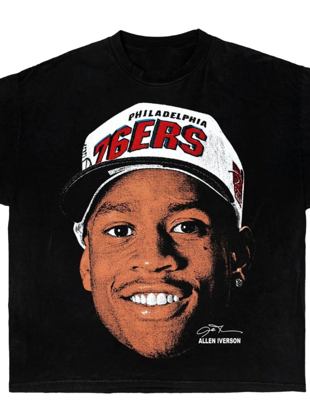 Allen Iverson Big Face 76ers Unisex T-Shirt 257